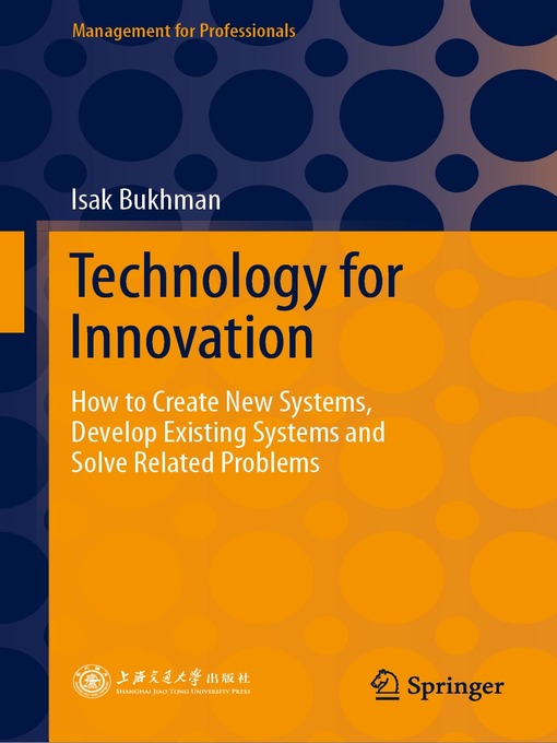 Title details for Technology for Innovation by Isak Bukhman - Available